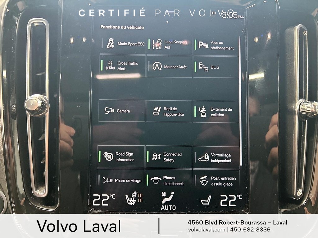 Volvo XC40 T5 AWD R-Design 2022 à Laval, Québec - 16 - w1024h768px