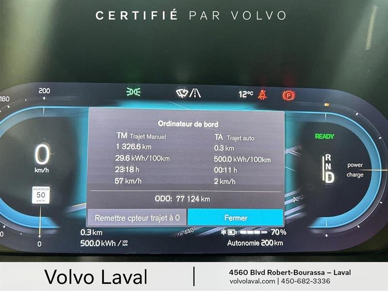 2022 Volvo XC40 Recharge Plus in Laval, Quebec - 16 - w1024h768px