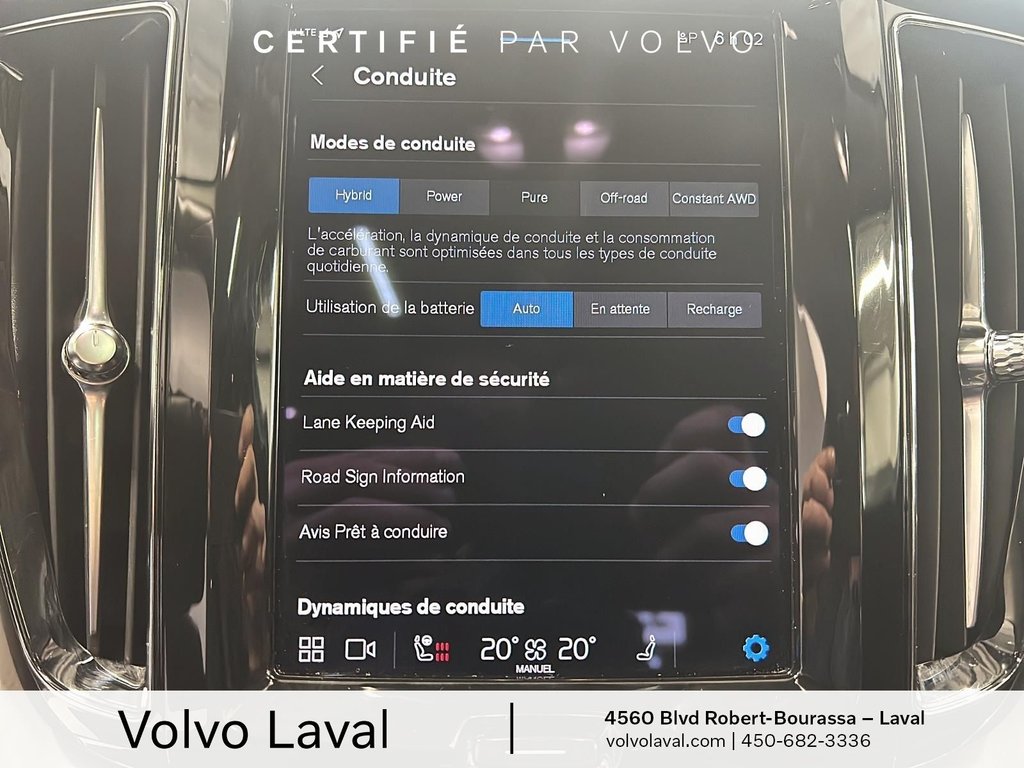 Volvo XC60 Recharge Inscription Expression 2022 à Laval, Québec - 18 - w1024h768px