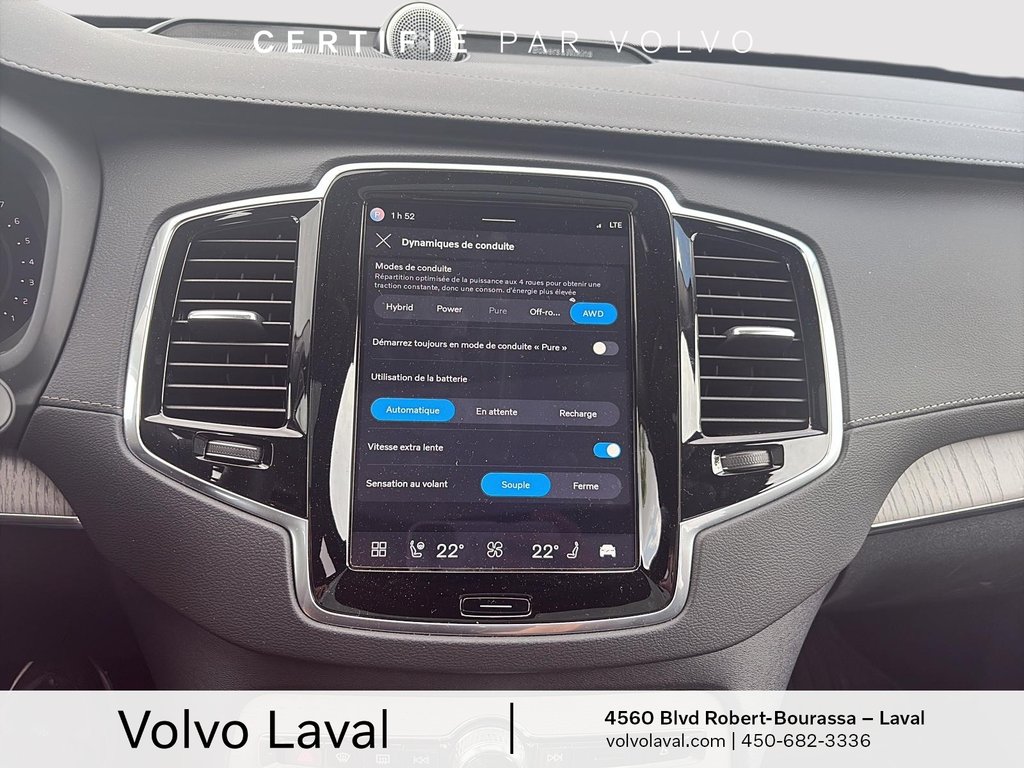 2025 Volvo XC90 Plug-In Hybrid Ultra Bright Theme in Laval, Quebec - 18 - w1024h768px