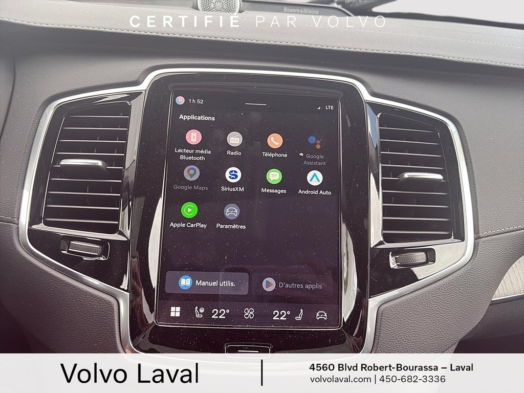 2025 Volvo XC90 Plug-In Hybrid Ultra Bright Theme in Laval, Quebec - 19 - w1024h768px