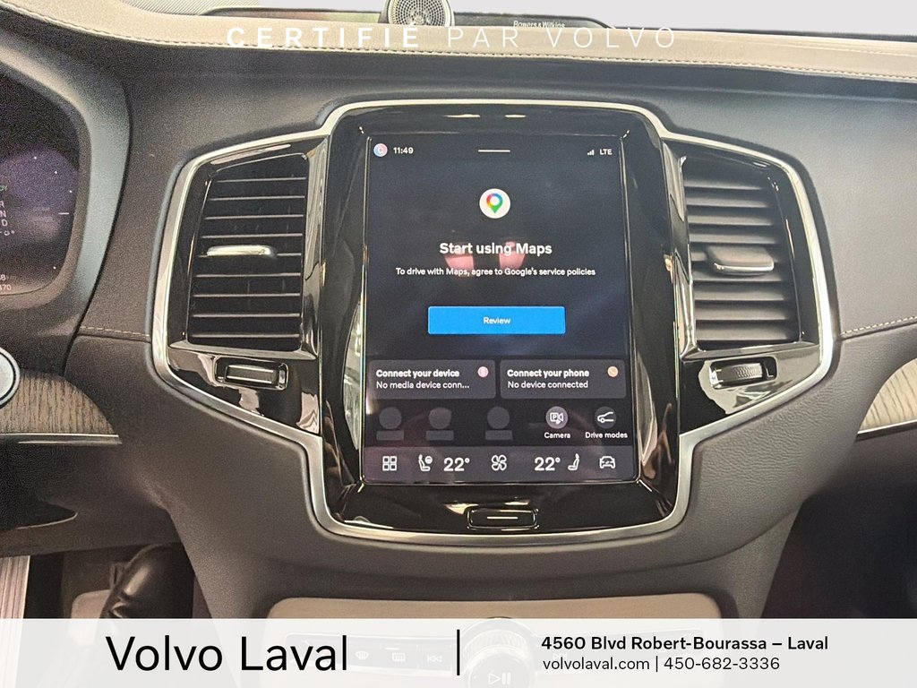 Volvo XC90 Plug-In Hybrid Ultra Bright Theme 2025 à Laval, Québec - 14 - w1024h768px