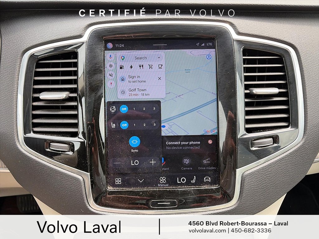 Volvo XC90 Recharge Plus Bright Theme 2023 à Laval, Québec - 14 - w1024h768px
