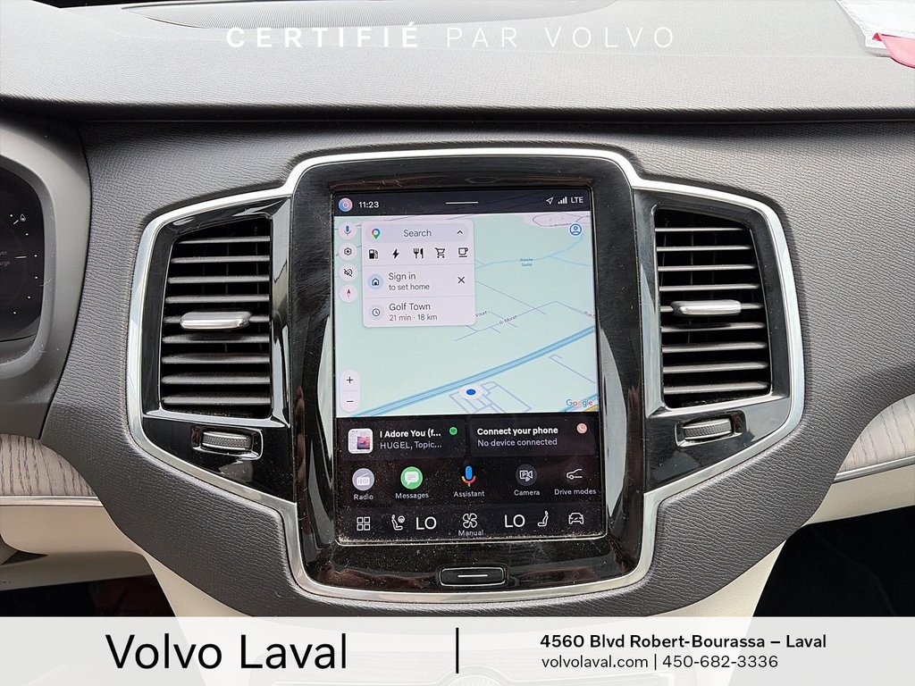 Volvo XC90 Recharge Plus Bright Theme 2023 à Laval, Québec - 17 - w1024h768px