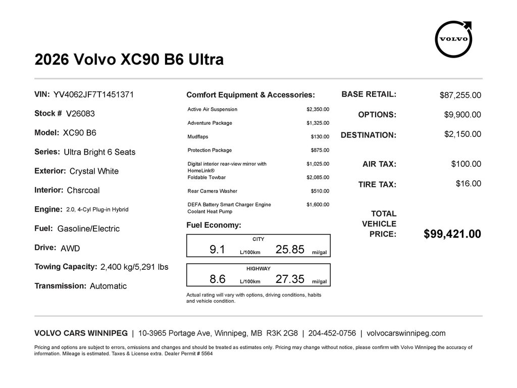 2026 Volvo XC90 Ultra Bright Theme-1