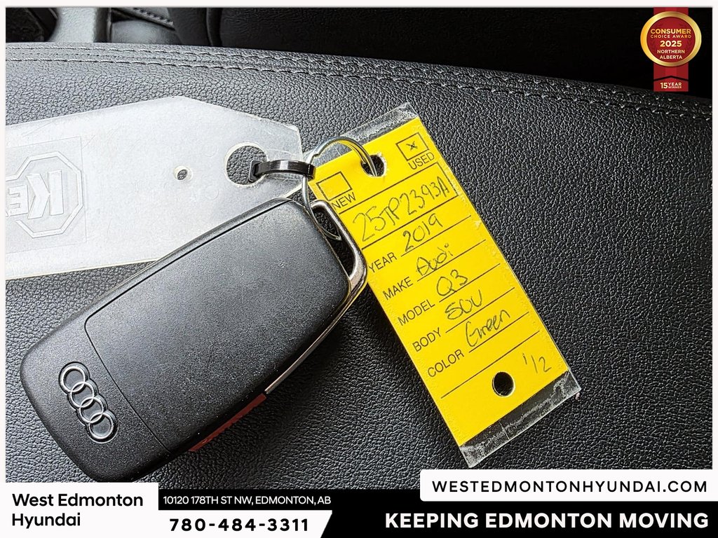 2019 Audi Q3 2.0T Progressiv in Edmonton, Alberta - 24 - w1024h768px