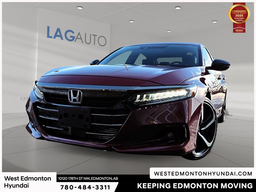 2021 Honda Accord Sport in Edmonton, Alberta - 1 - w1024h768px