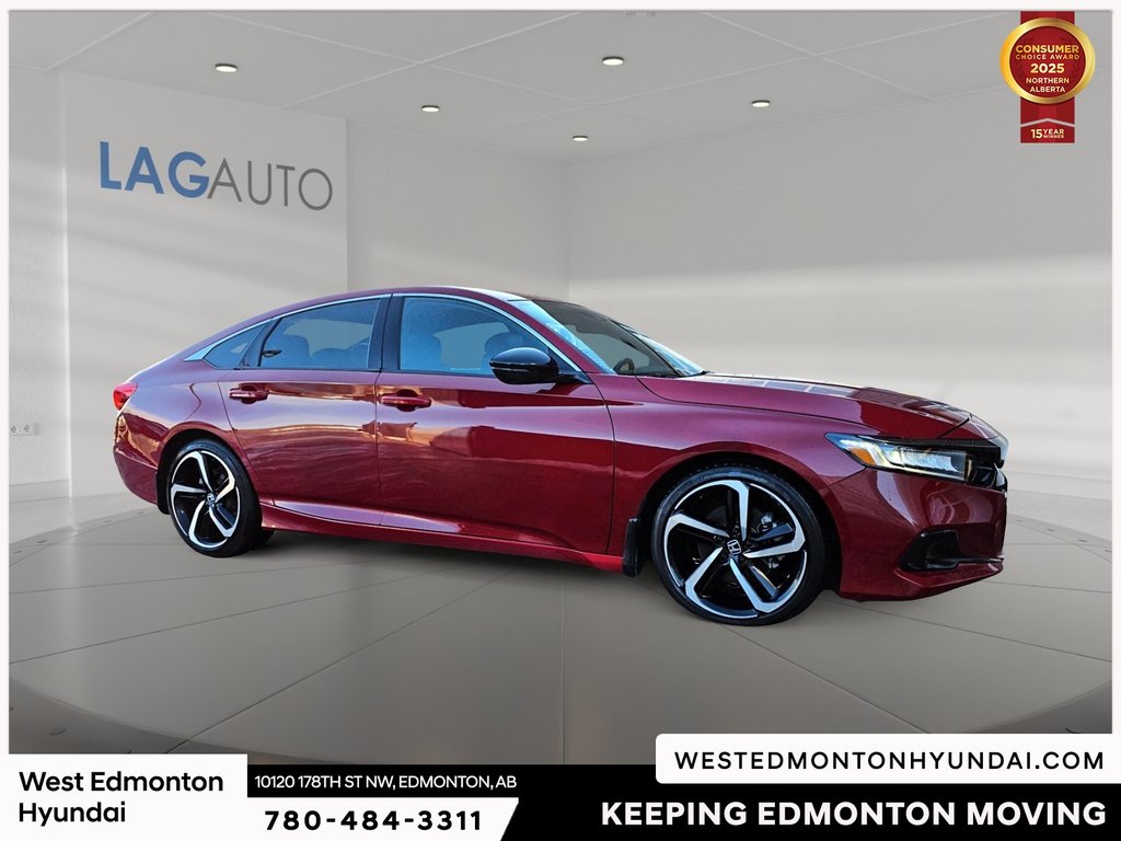 2021 Honda Accord Sport in Edmonton, Alberta - 12 - w1024h768px