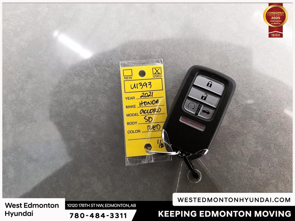 2021 Honda Accord Sport in Edmonton, Alberta - 35 - w1024h768px
