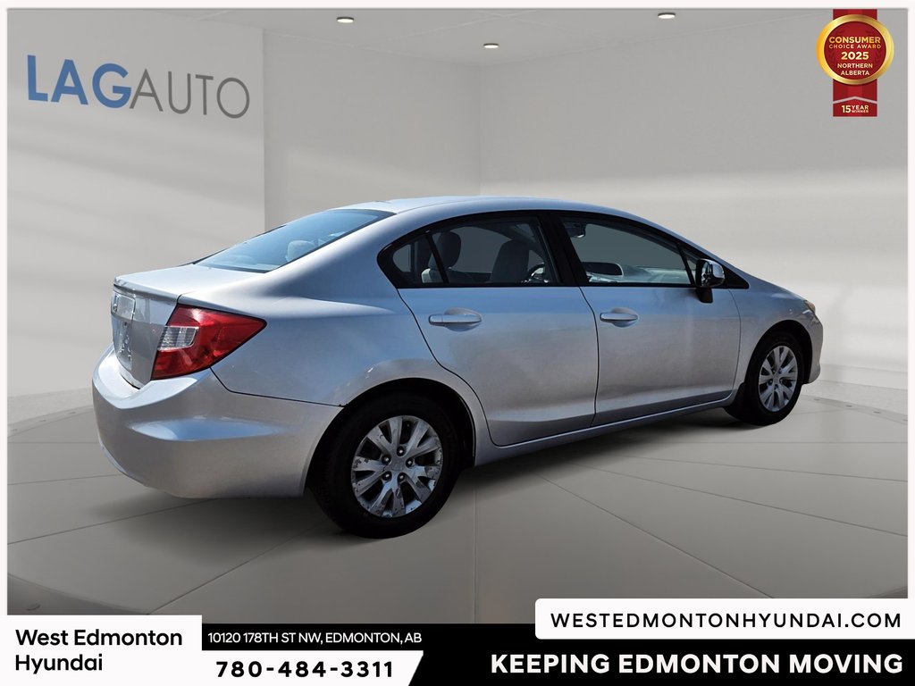 2012 Honda Civic LX in Edmonton, Alberta - 9 - w1024h768px