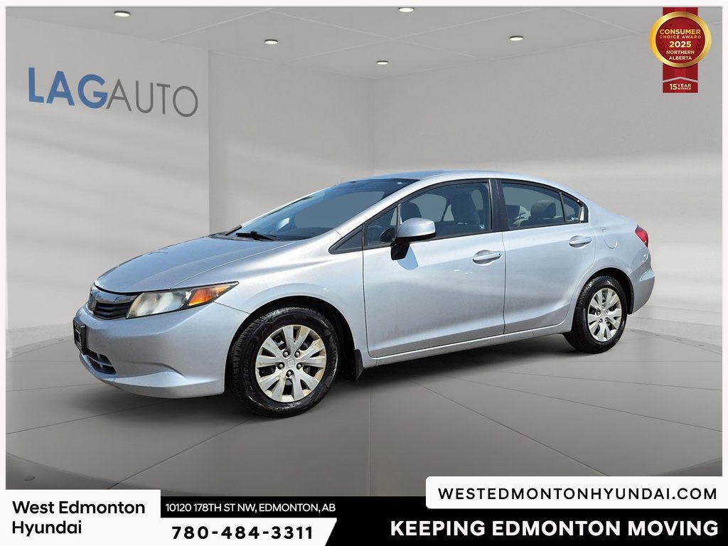 2012 Honda Civic LX in Edmonton, Alberta - 3 - w1024h768px
