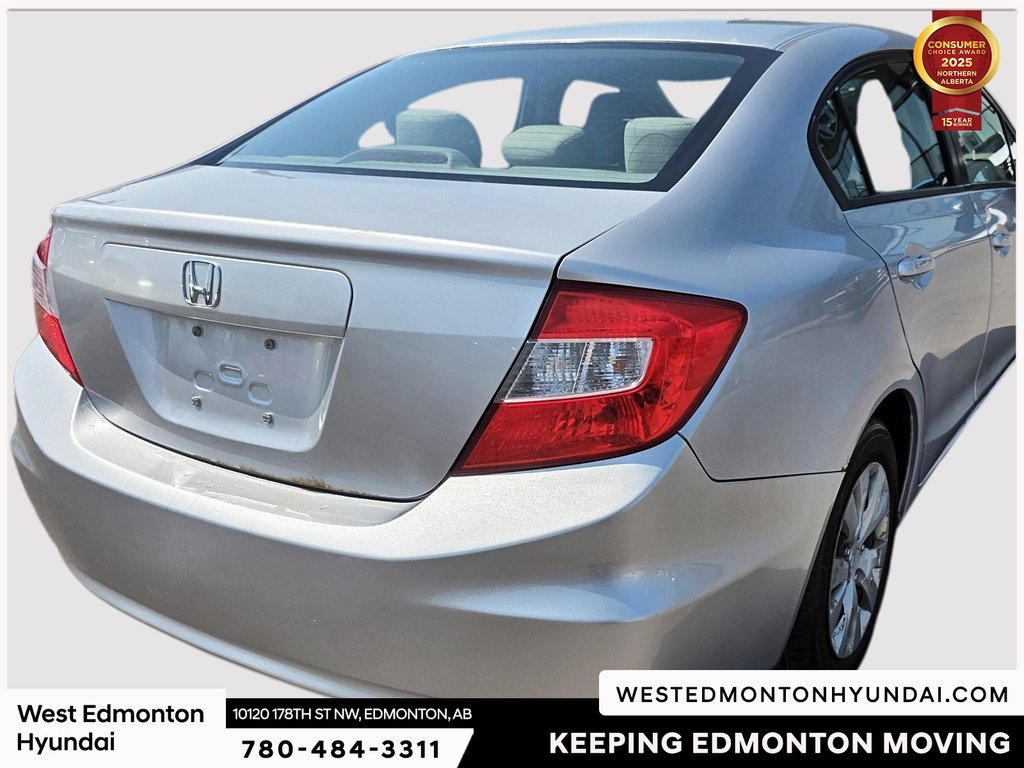 2012 Honda Civic LX in Edmonton, Alberta - 8 - w1024h768px