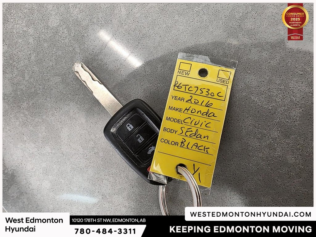 2016 Honda Civic LX in Edmonton, Alberta - 22 - w1024h768px