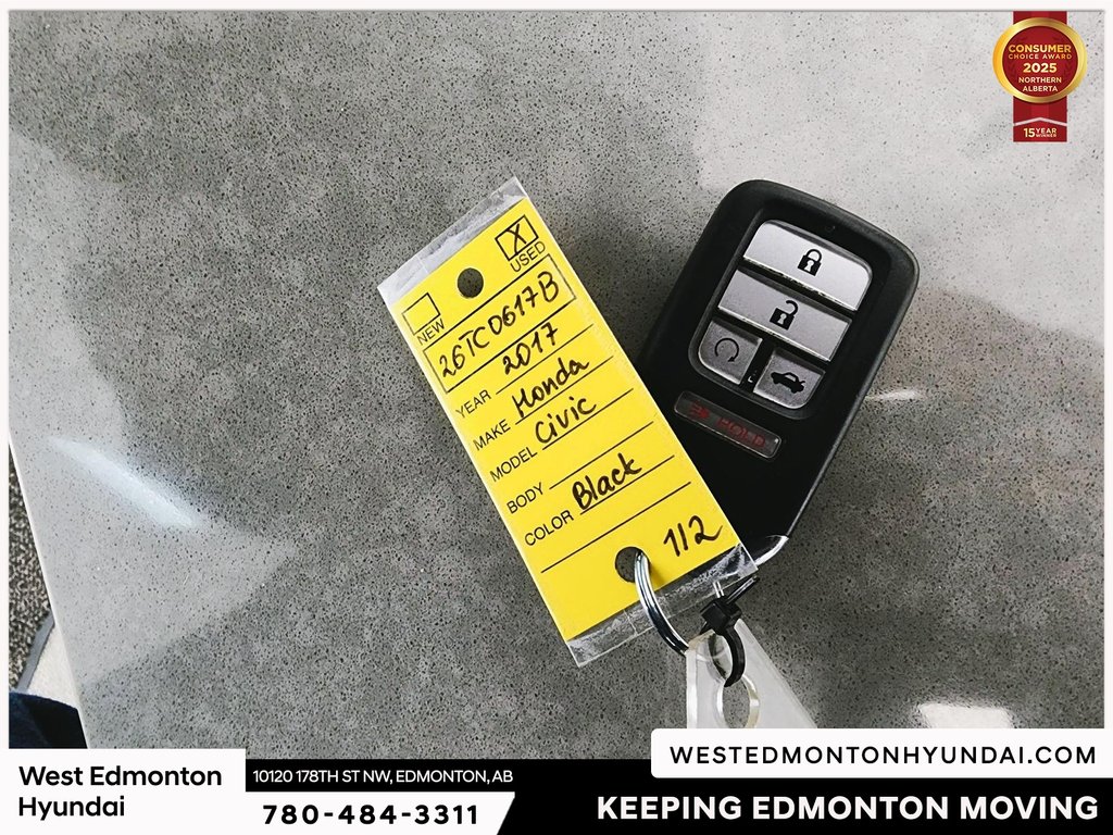 2017 Honda Civic EX in Edmonton, Alberta - 30 - w1024h768px