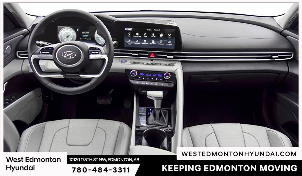 2026 Hyundai Elantra Hybrid Luxury Two-Tone Interior in Edmonton, Alberta - 5 - w1024h768px