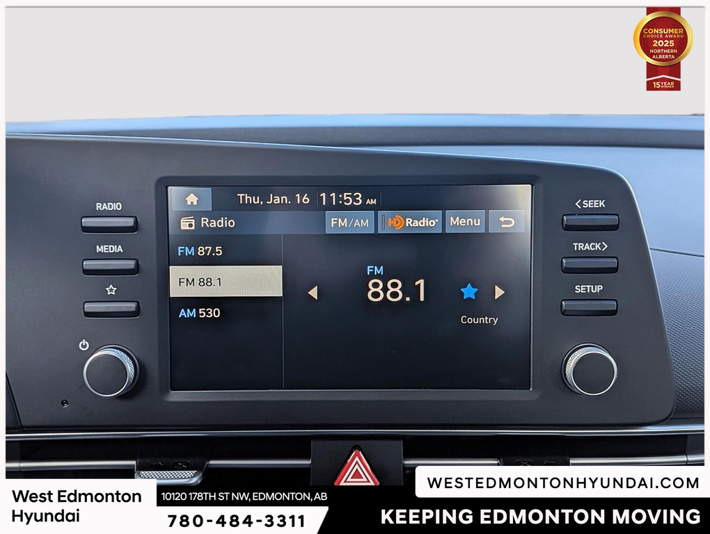 2025 Hyundai Elantra Preferred in Edmonton, Alberta - 13 - w1024h768px