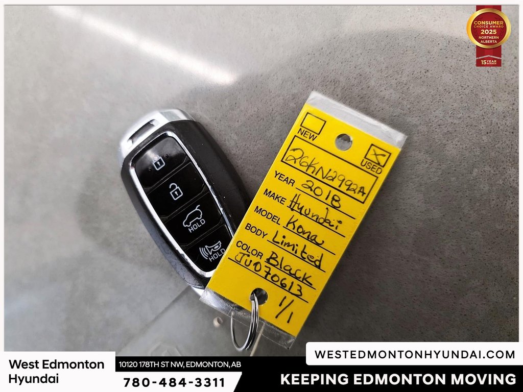 2018 Hyundai Kona 1.6T Ultimate in Edmonton, Alberta - 37 - w1024h768px