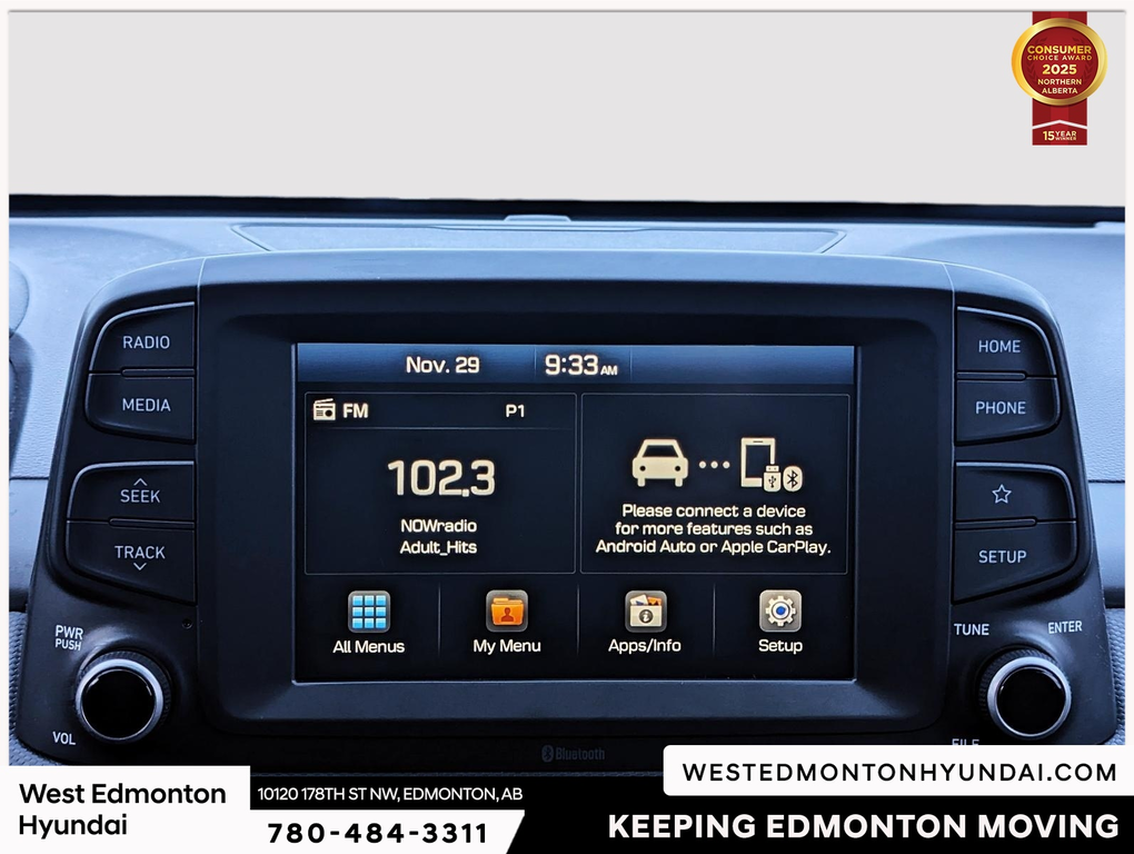 2020 Hyundai Kona Preferred in Edmonton, Alberta - 12 - w1024h768px