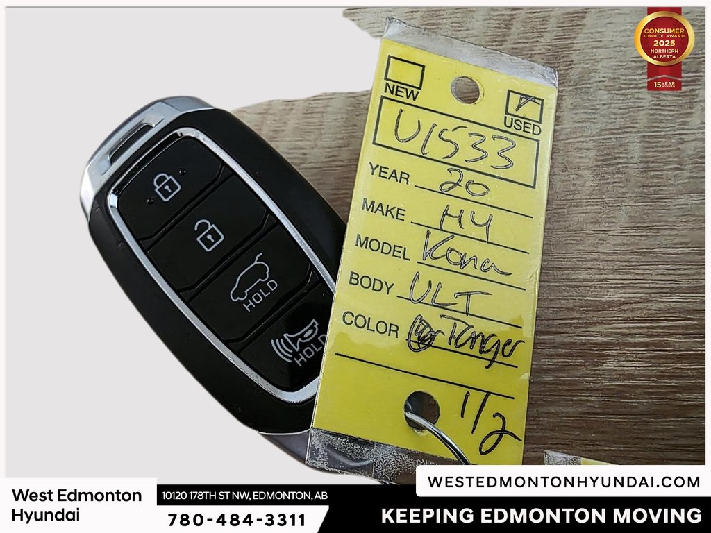 2020 Hyundai Kona 1.6T Ultimate in Edmonton, Alberta - 26 - w1024h768px