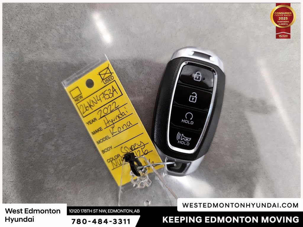 2022 Hyundai Kona 2.0L Preferred in Edmonton, Alberta - 22 - w1024h768px