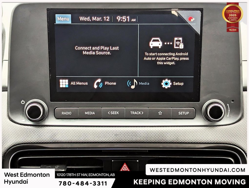 2023 Hyundai Kona Preferred in Edmonton, Alberta - 10 - w1024h768px