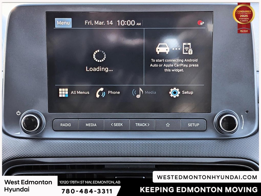 2023 Hyundai Kona Preferred in Edmonton, Alberta - 10 - w1024h768px