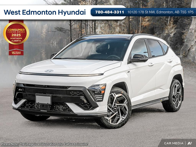 2025 Hyundai Kona N Line in Edmonton, Alberta - 1 - w1024h768px