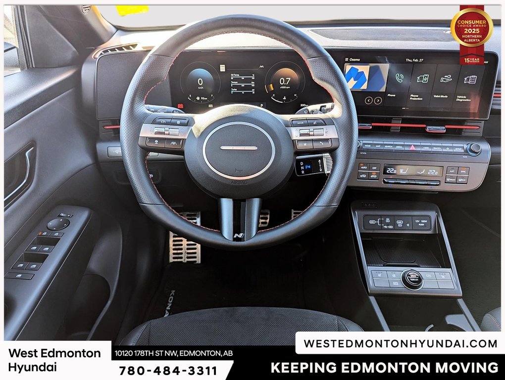 2025 Hyundai Kona N Line AWD in Edmonton, Alberta - 22 - w1024h768px