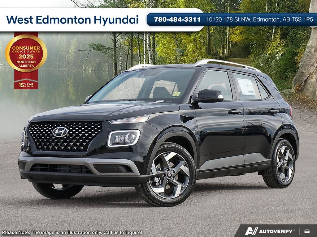 2025 Hyundai Venue Ultimate - Black interior in Edmonton, Alberta - 1 - w1024h768px