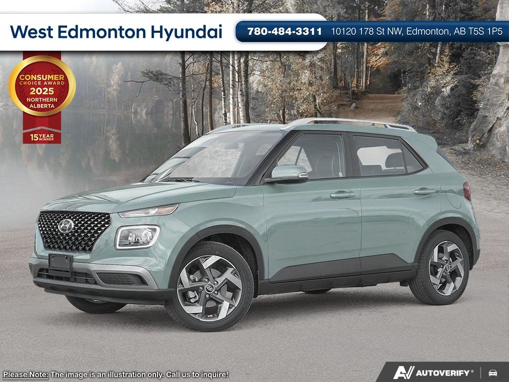 2026 Hyundai Venue Ultimate - Black interior in Edmonton, Alberta - 1 - w1024h768px