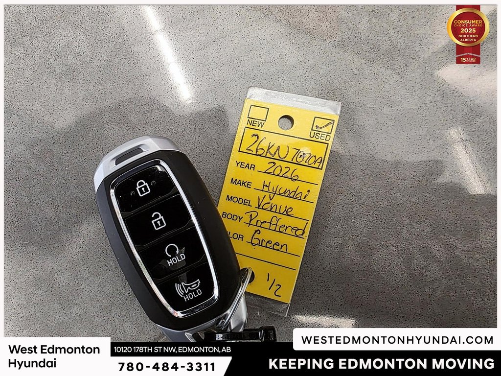 2026 Hyundai Venue Preferred in Edmonton, Alberta - 33 - w1024h768px