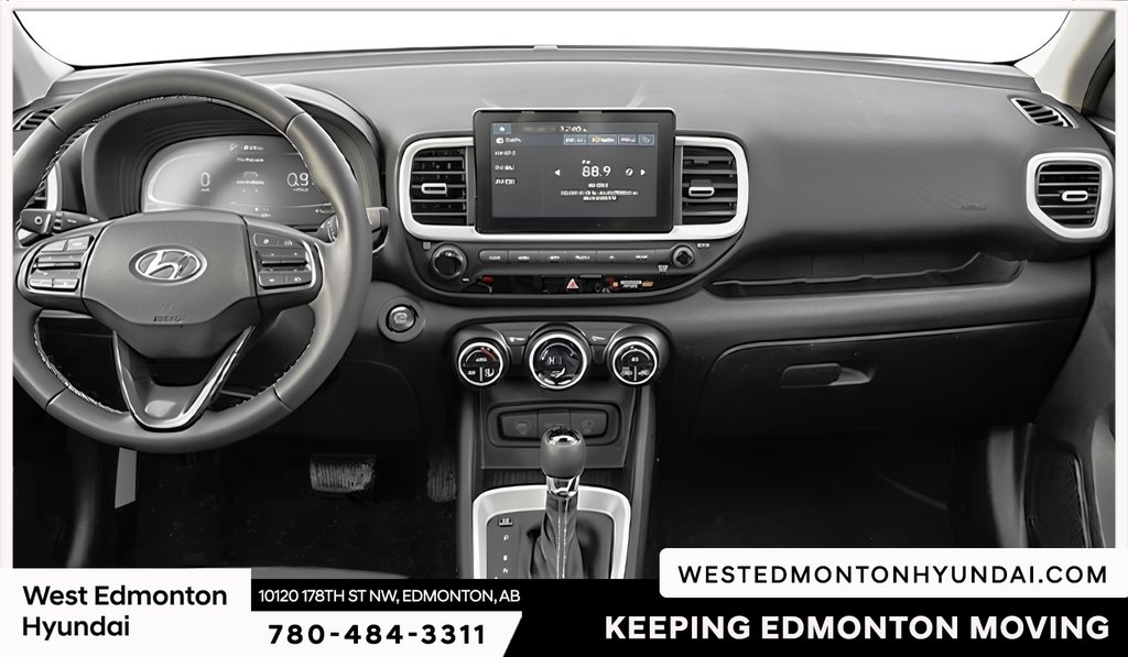 2026 Hyundai Venue Ultimate - Black interior in Edmonton, Alberta - 6 - w1024h768px