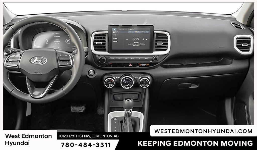 2026 Hyundai Venue Ultimate - Black interior in Edmonton, Alberta - 5 - w1024h768px