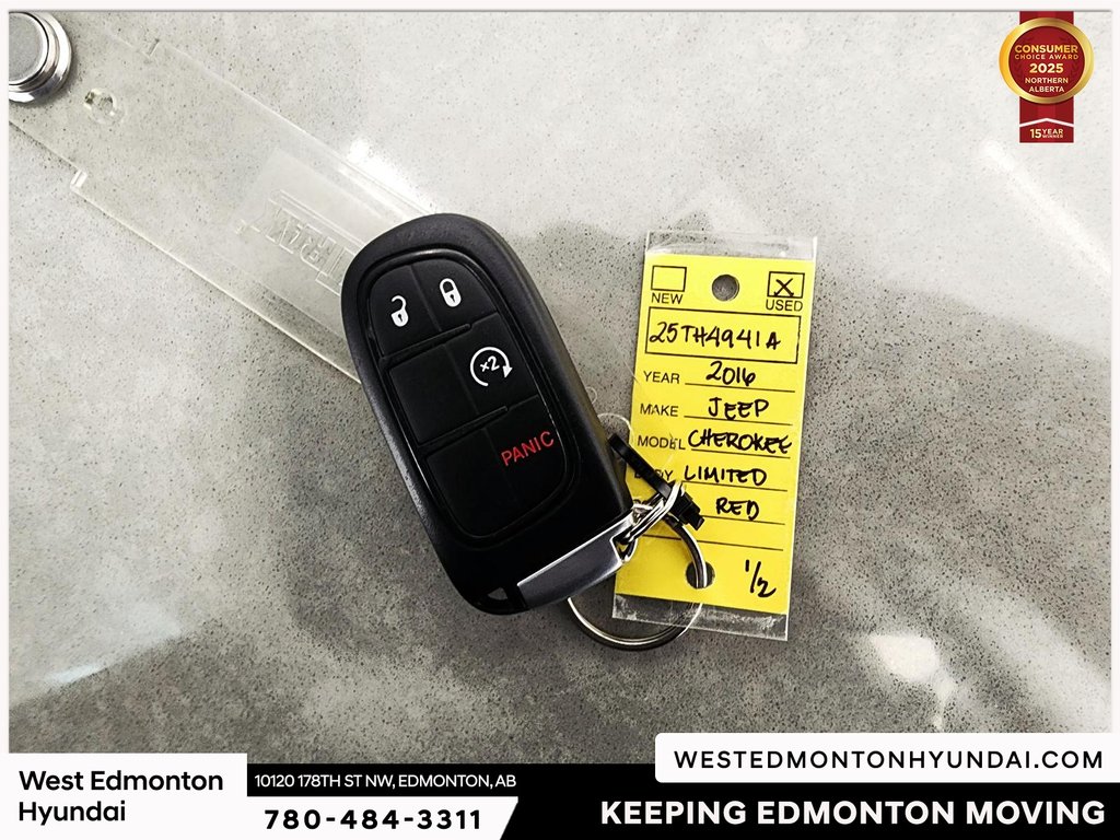 2016 Jeep Cherokee Limited in Edmonton, Alberta - 10 - w1024h768px