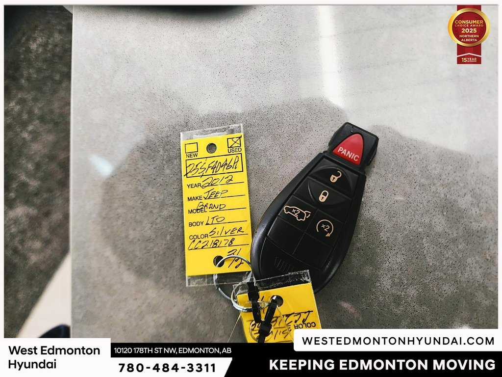 2012 Jeep Grand Cherokee Limited in Edmonton, Alberta - 9 - w1024h768px