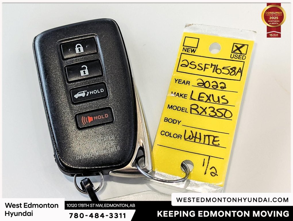 2022 Lexus RX 350 in Edmonton, Alberta - 27 - w1024h768px