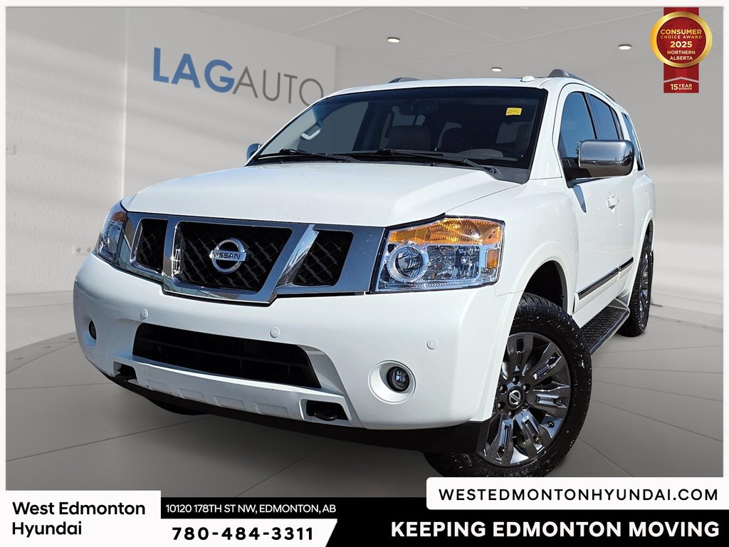 2015 Nissan Armada Platinum in Edmonton, Alberta - 1 - w1024h768px