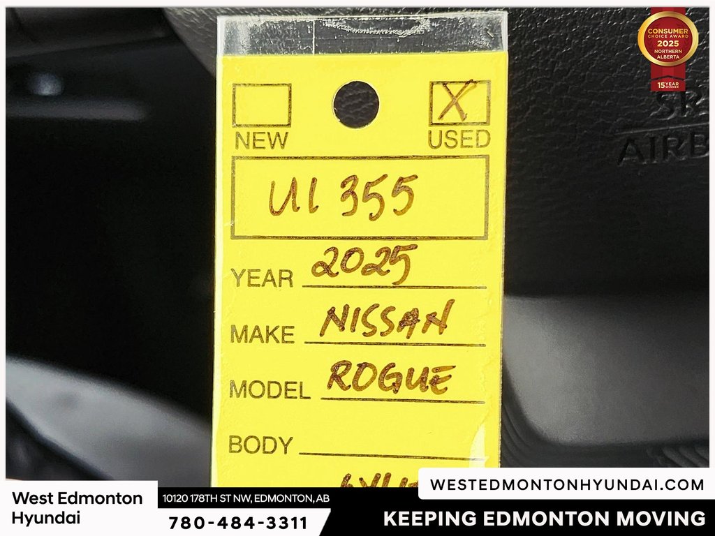 2025 Nissan Rogue SV in Edmonton, Alberta - 9 - w1024h768px