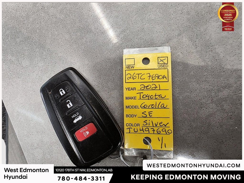 2021 Toyota Corolla SE in Edmonton, Alberta - 32 - w1024h768px
