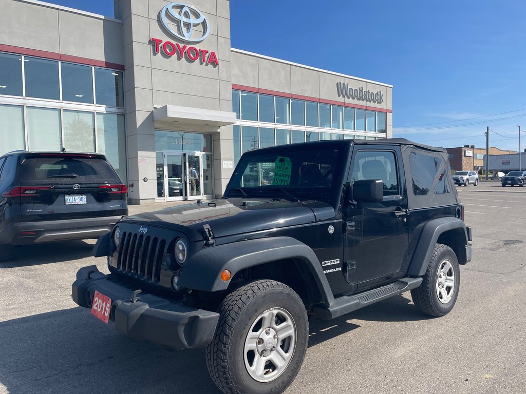 2015 Jeep Wrangler Sport in Woodstock, Ontario - 1 - w1024h768px