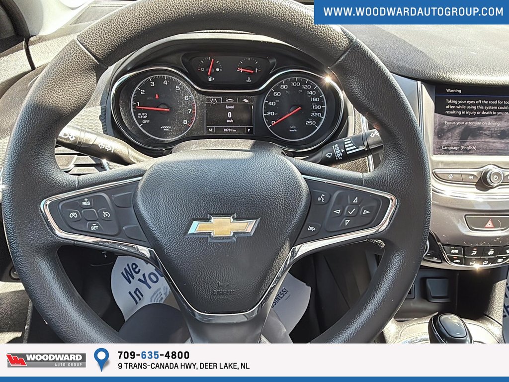 2019 Chevrolet Cruze in Deer Lake, Newfoundland and Labrador - 9 - w1024h768px