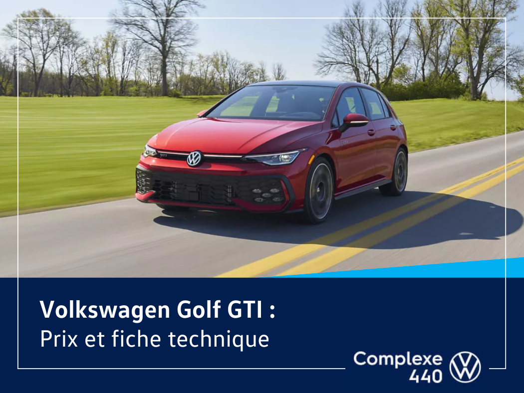 Volkswagen Golf GTI : prix et fiche technique 2026