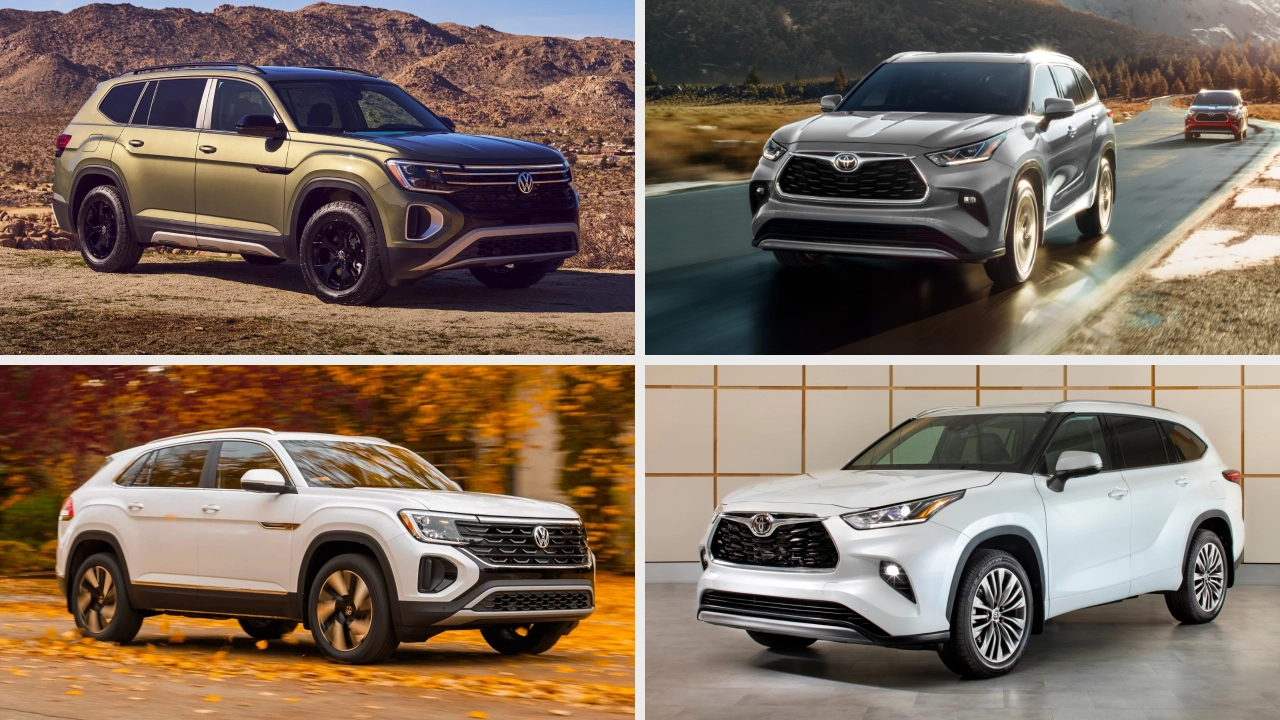 2026 Volkswagen Atlas vs. Toyota Highlander: which one to choose for your needs?