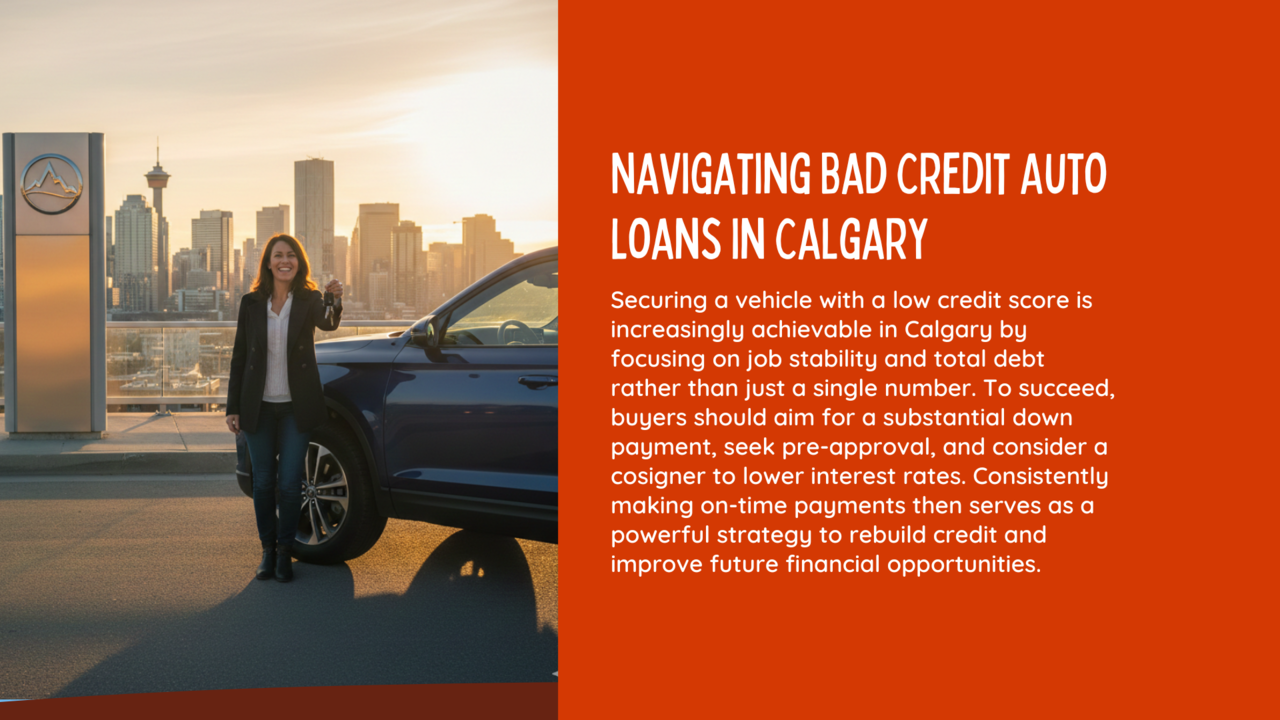 Navigating Bad Credit Auto Loans in Calgary