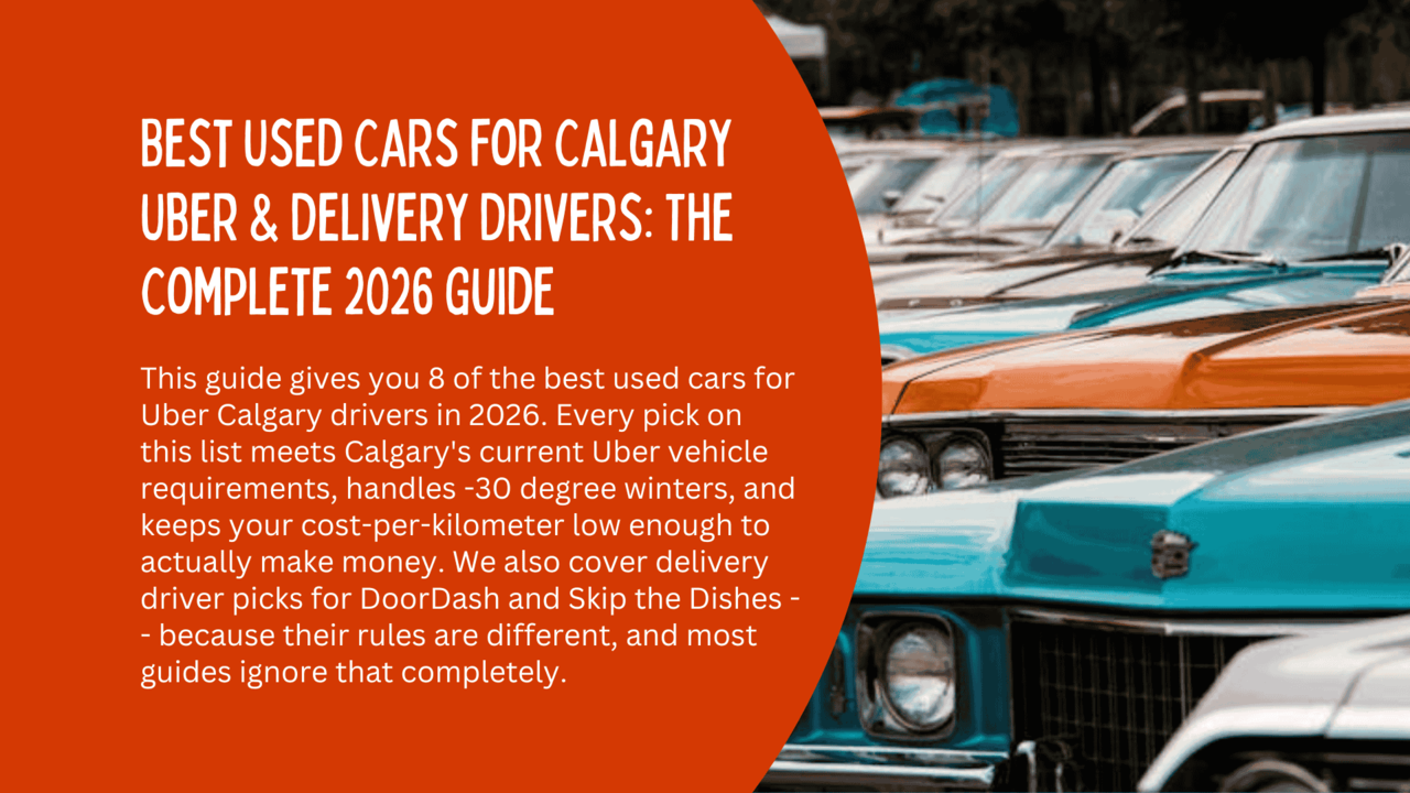 Best Used Cars for Calgary Uber & Delivery Drivers: The Complete 2026 Guide