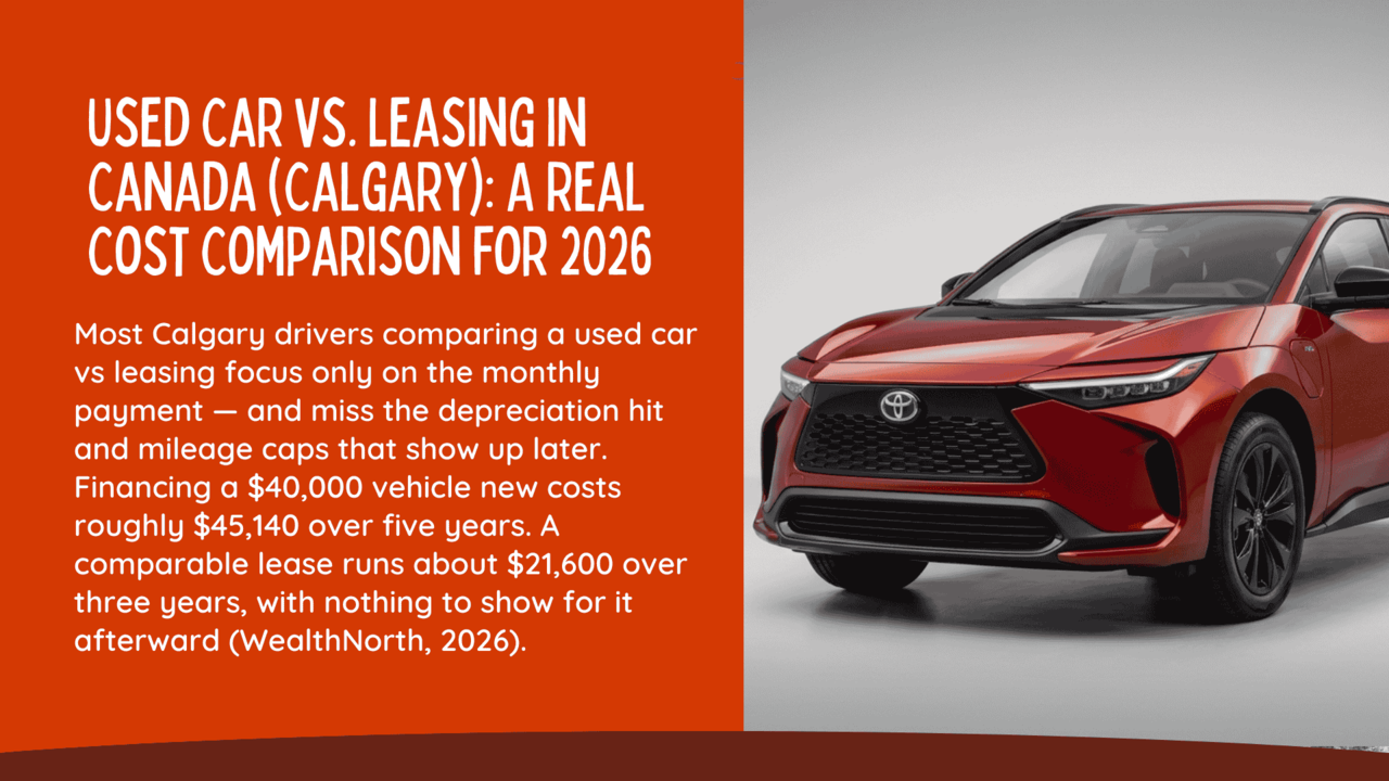 Used Car vs. Leasing in Canada (Calgary): A Real Cost Comparison for 2026