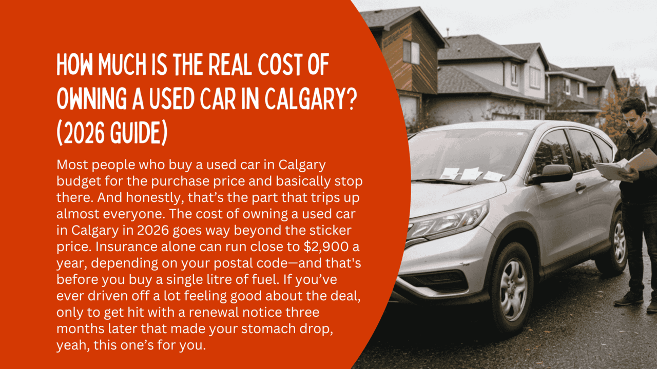 How Much Is the Real Cost of Owning a Used Car in Calgary? (2026 Guide)