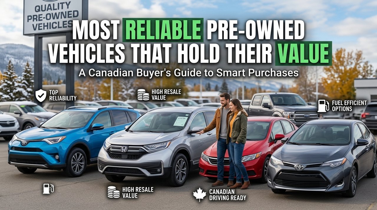 Most Reliable Pre-Owned Vehicles That Hold Their Value
