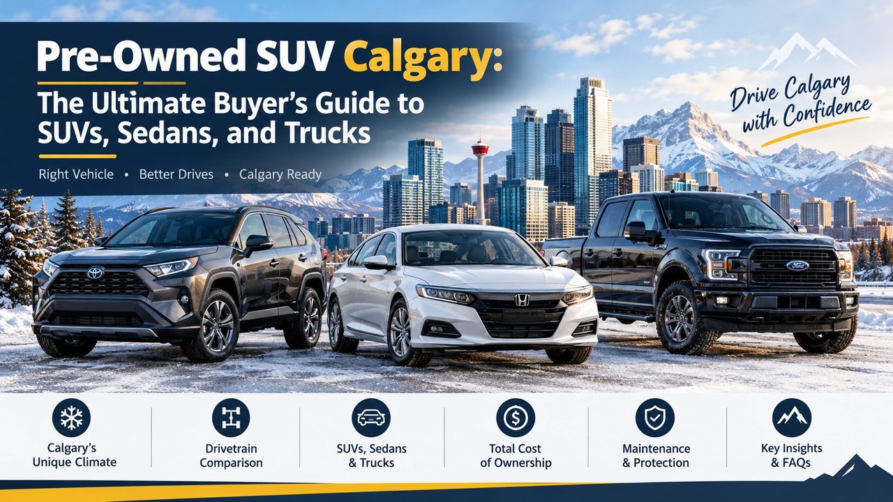 Pre-Owned SUV Calgary: The Ultimate Buyer's Guide to SUVs, Sedans, and Trucks