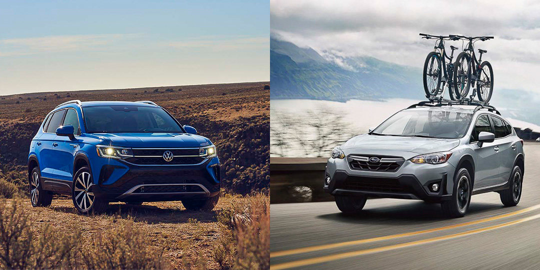 Volkswagen Taos 2022 versus Subaru Crosstrek 2022